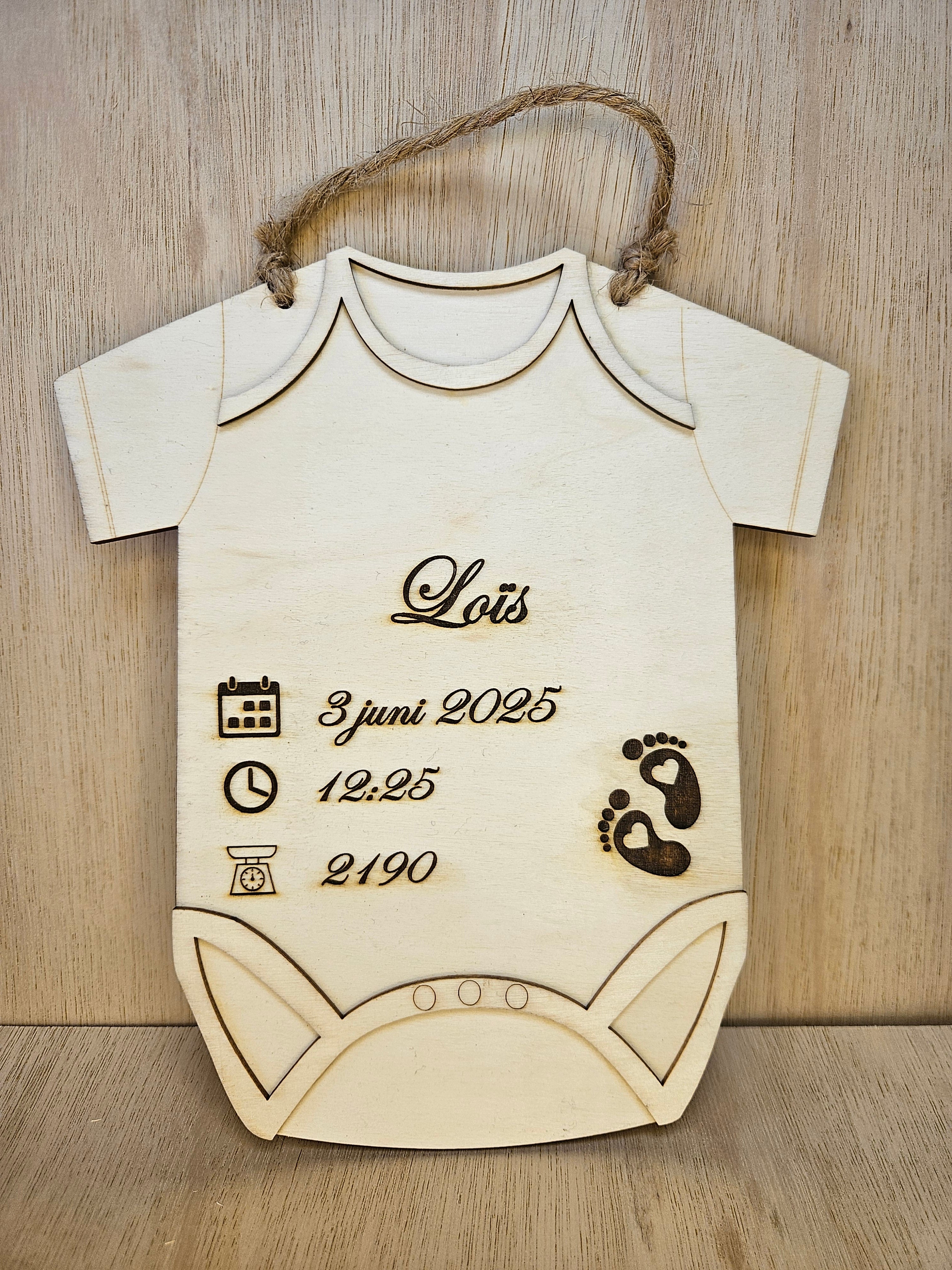 Gepersonaliseerde Houten Romper