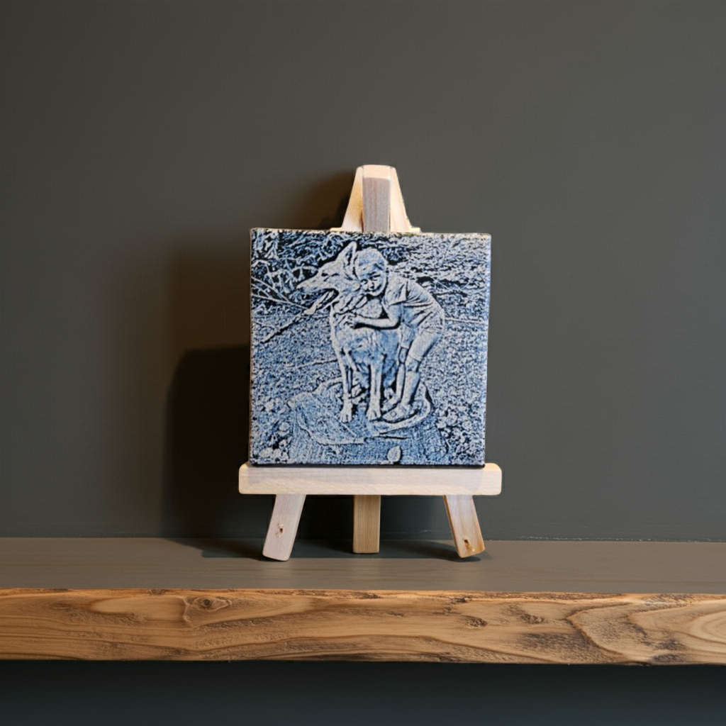 Mini Canvas 7x7 cm – Gepersonaliseerd met Jouw Foto