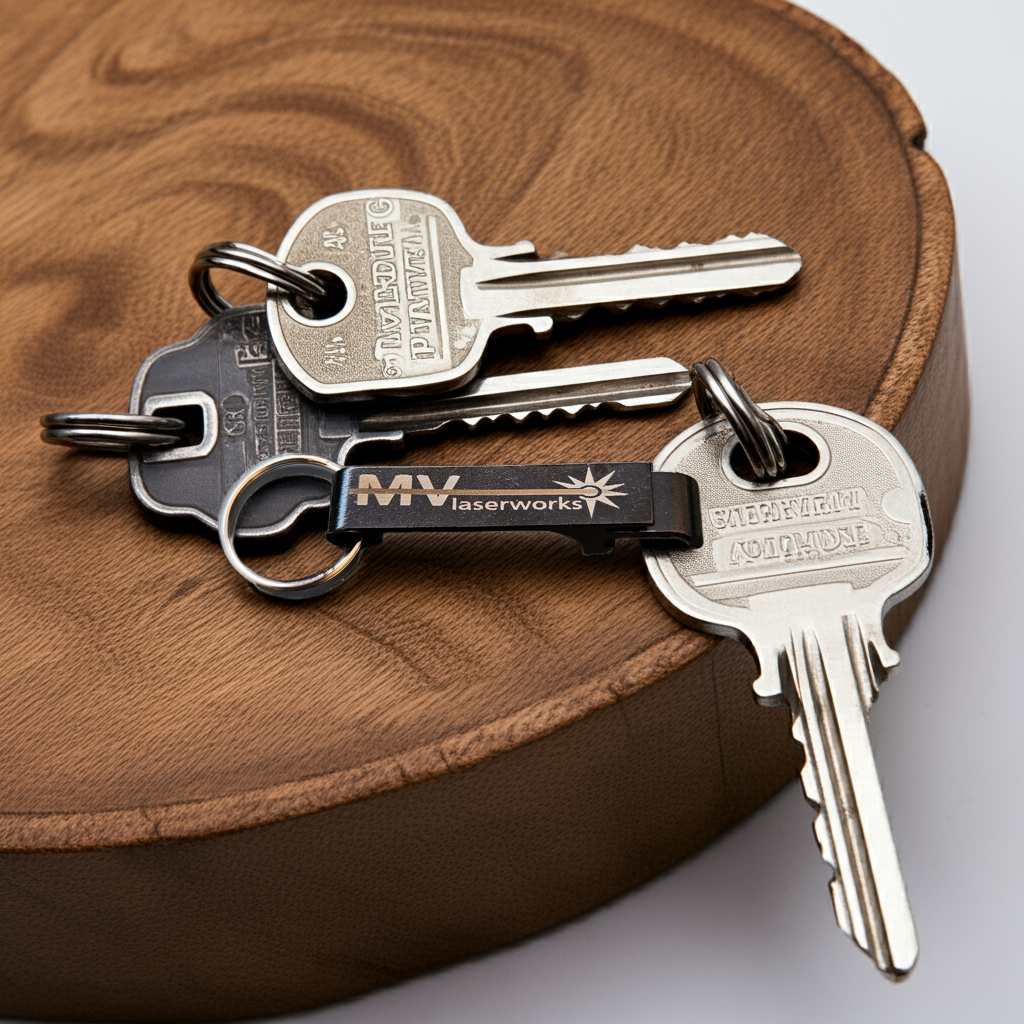 Sleutelhanger & Bieropener in 1 – met jouw eigen tekst!