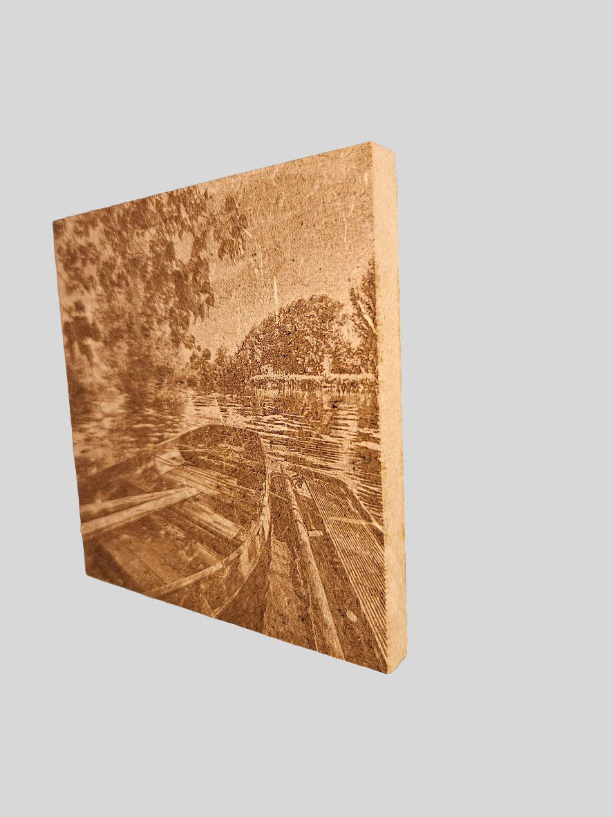 Gepersonaliseerde foto op hout