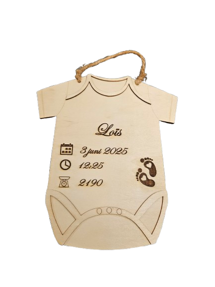 Gepersonaliseerde Houten Romper